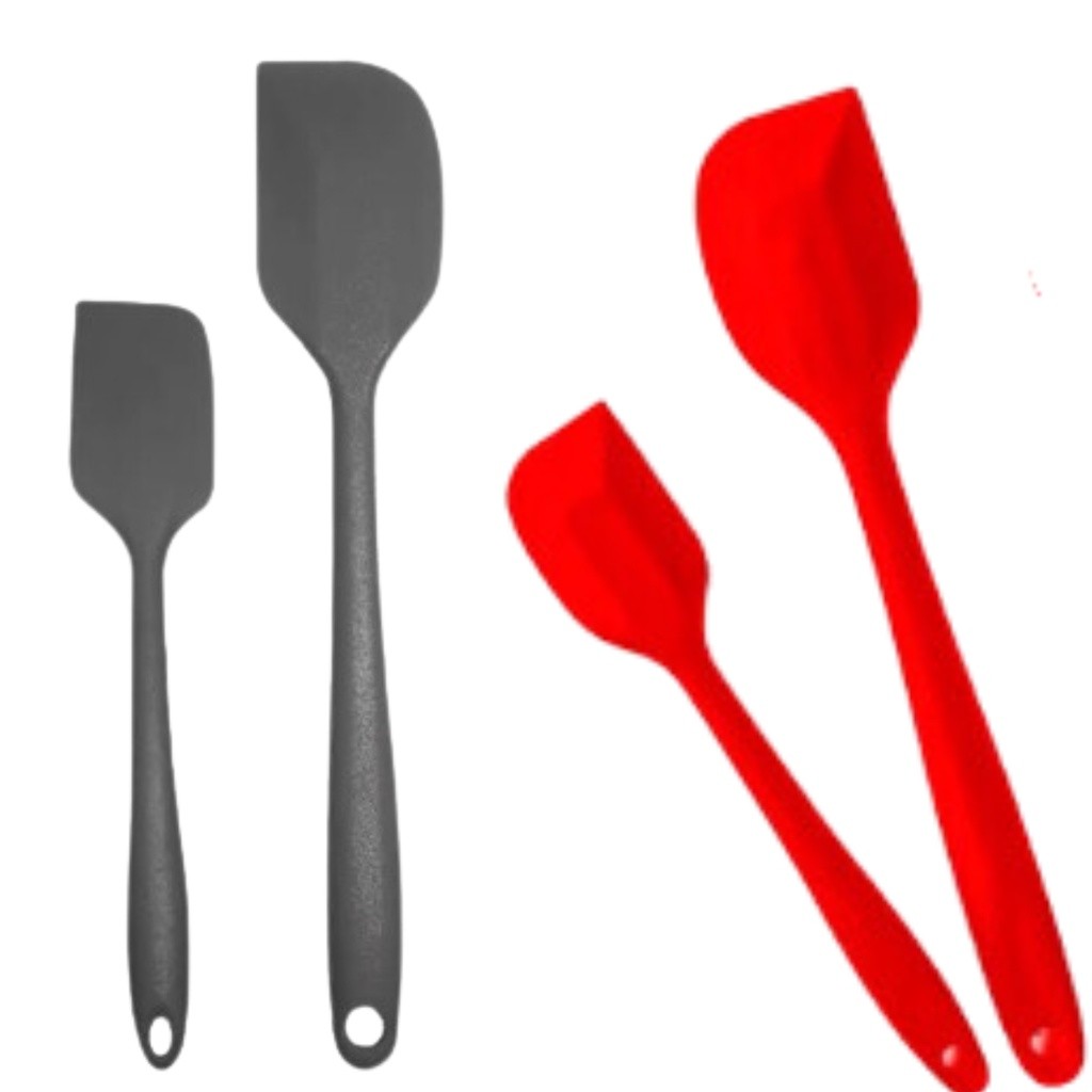 Kit Com 2 Unidades Espátula Pão Duro Colher Silicone Original Line em Oferta na Shopee