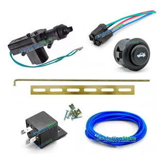 Kit Destrava Porta Malas Elétrico Pelo Alarme Ou Botão De Embutir em Oferta na Shopee