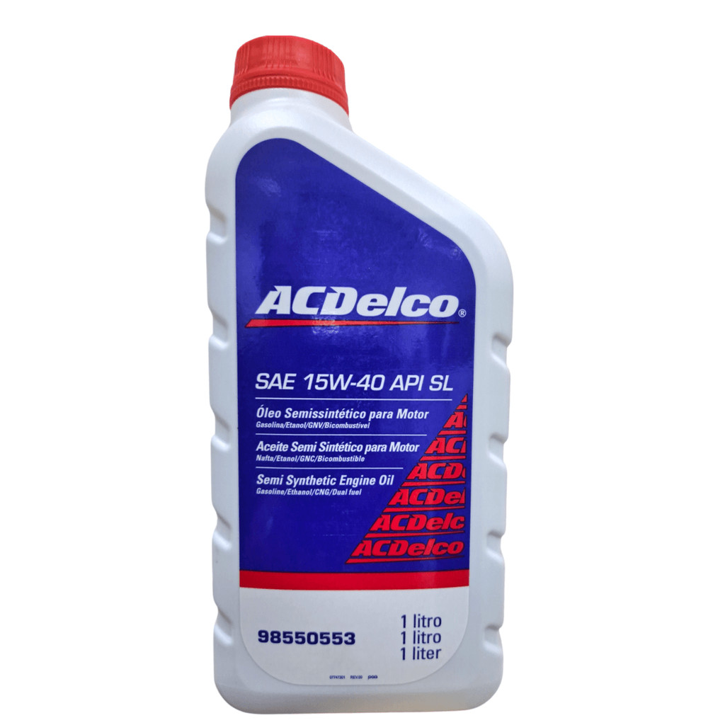 Óleo de Motor SAE 15W40 API SL Semissintético Acdelco - 1l em Oferta na Shopee