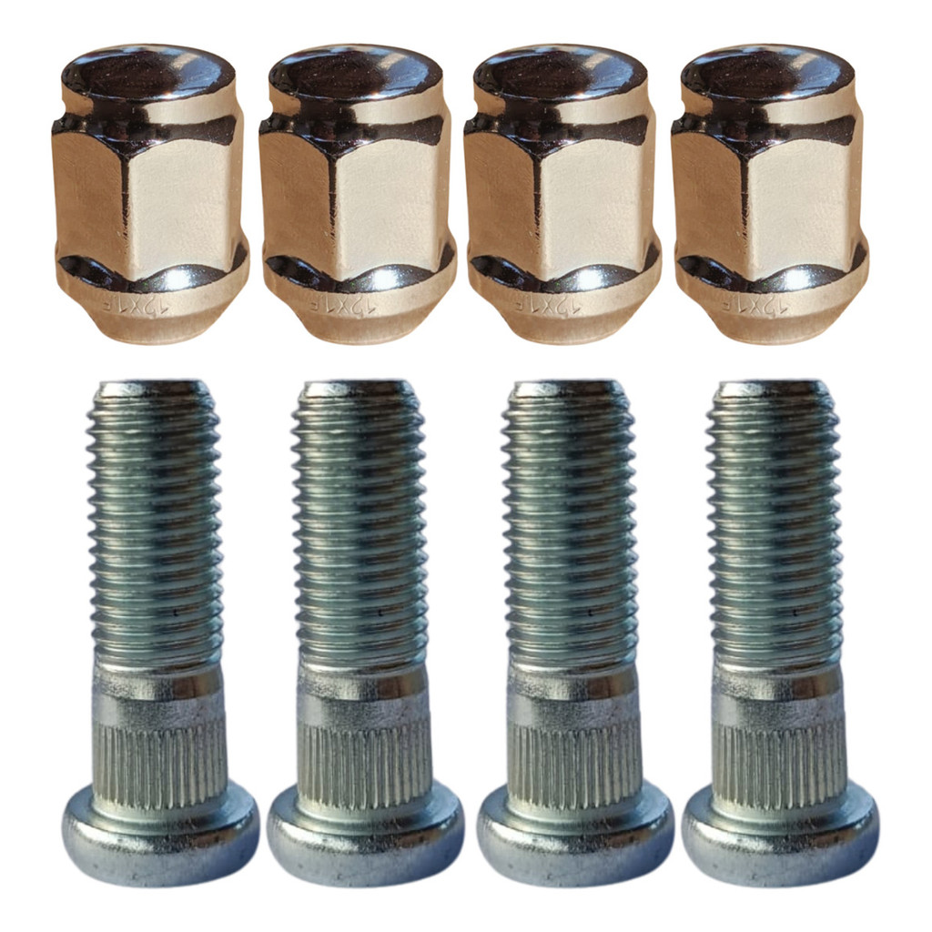 4 Parafuso Prisioneiro Com porca Roda Honda Civic Fit City Accord W-rv H-rv Crv