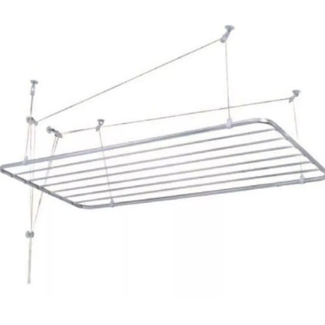 Varal de Teto Aço Secalux Vários Tamanhos C/ Parafusos Para Fixação em Oferta na Shopee