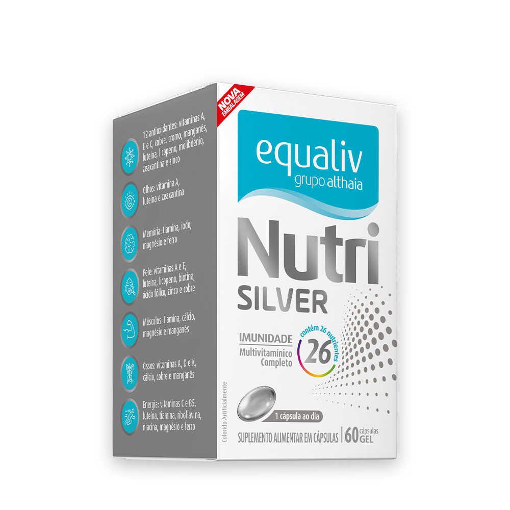 Nutri Silver - 60 Cápsulas em Oferta na Shopee