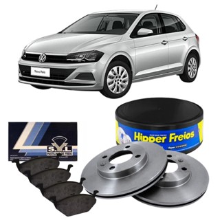 Kit Disco E Pastilha Freio Dianteiro Polo Track 1.0 2023 24 em Oferta na Shopee