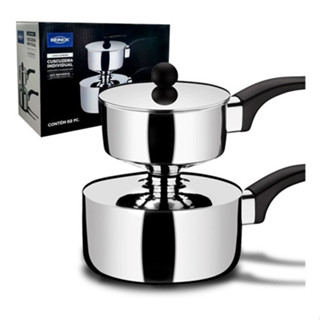 Cuscuzeira Individual Aço Inox 250ml Cuscuzeiro 16cm Indução Brinox em Oferta na Shopee