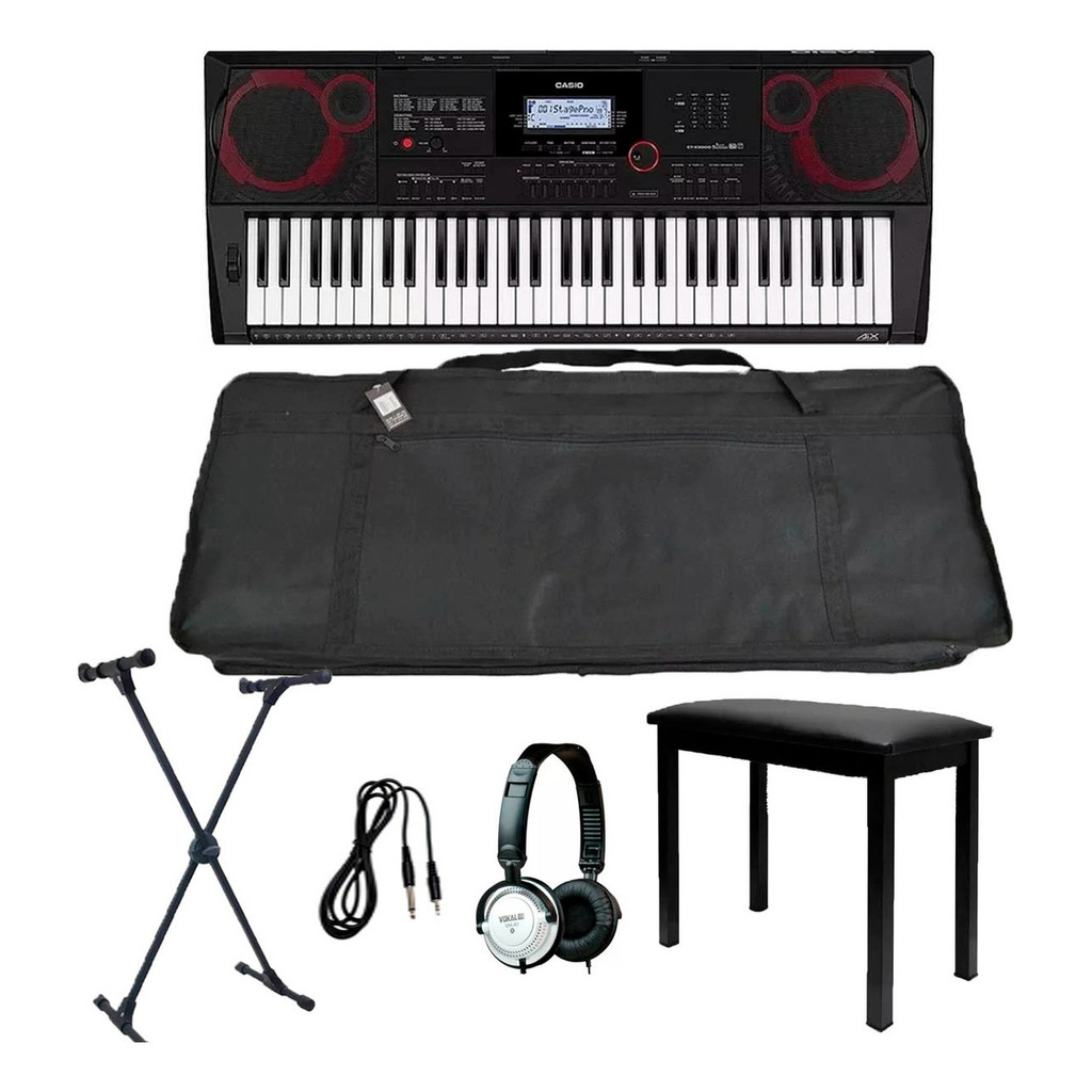 Teclado Casio Ct X3000 Arranja 61 Teclas+ Kit Completo