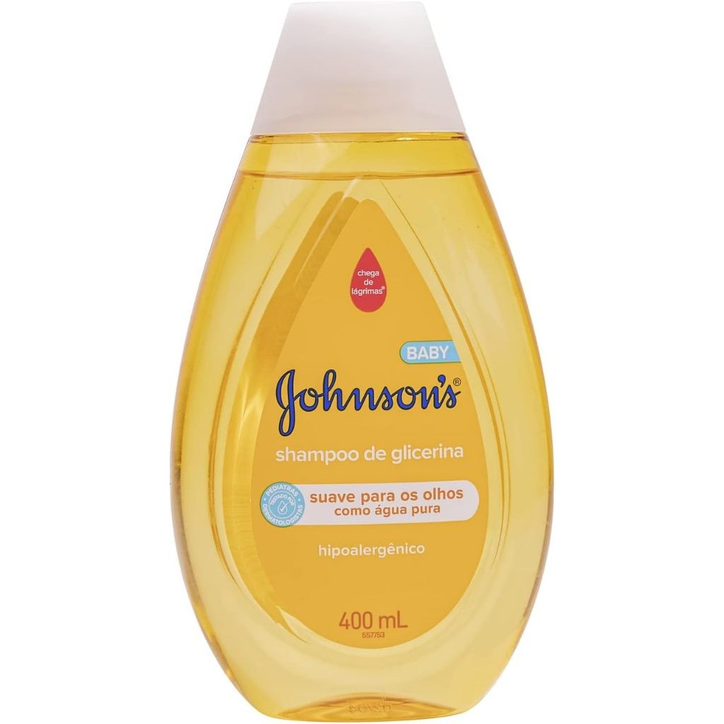 Shampoo Johnson's Baby de Glicerina Regular 400ml em Oferta na Shopee