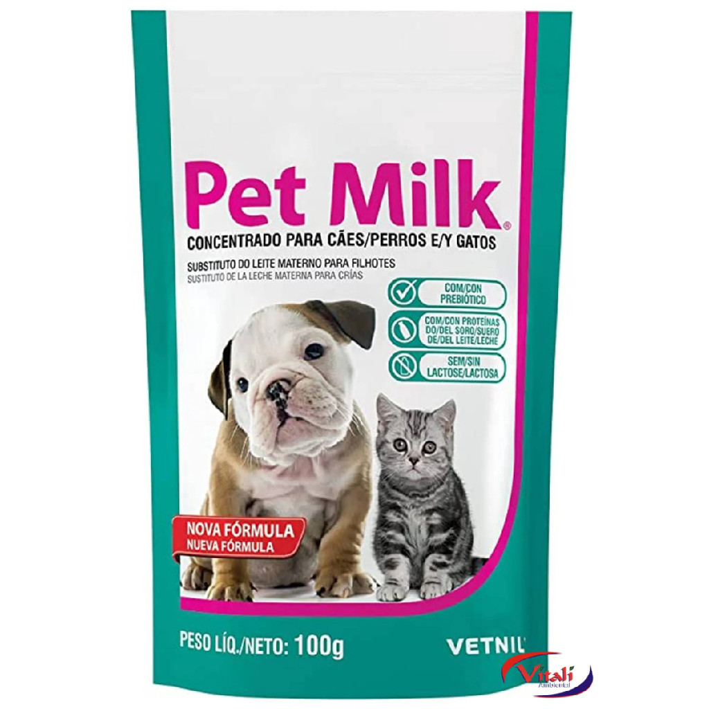 Pet Milk Substituto do Leite Materno Para Filhotes 100g