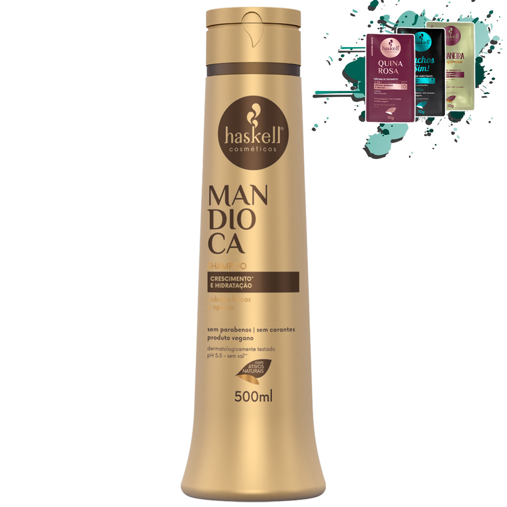 Shampoo Mandioca 500ml Haskell