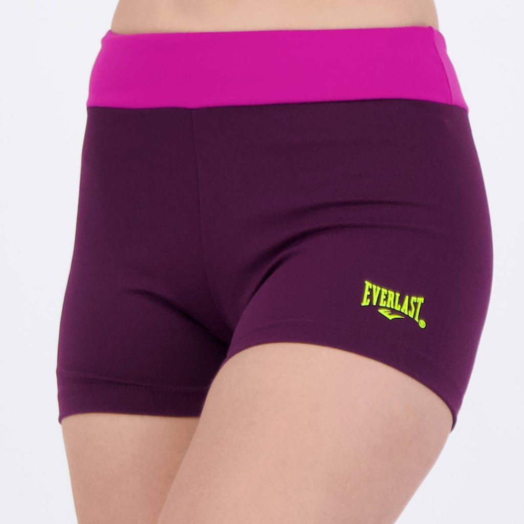 Shorts Everlast Ever Cross Feminino Roxo - Women Clothes