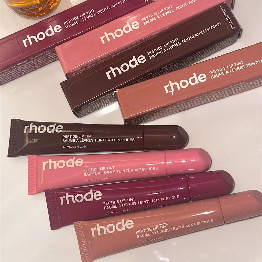 Rhode Hailey Peptide Lip Glaze Lotion Hidratante Batom Colorido em Oferta na Shopee