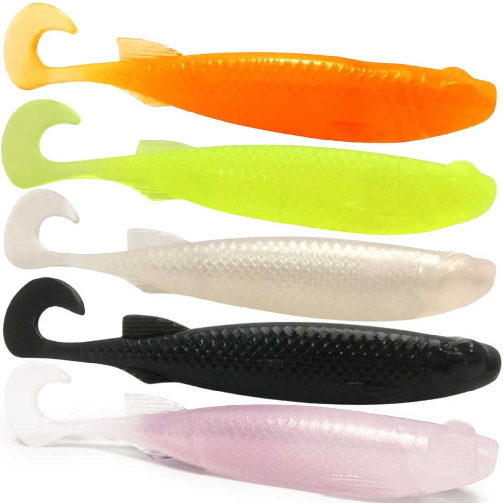 Isca Soft Monster 3X Shad E-Shad 9cm 5unid