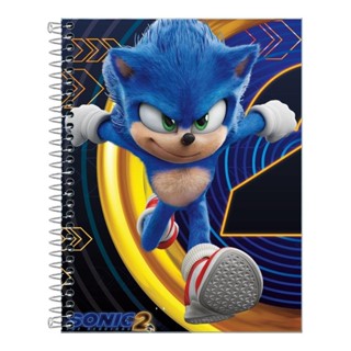 Caderno    Sonic 10 Matérias Capa Dura em Oferta na Shopee