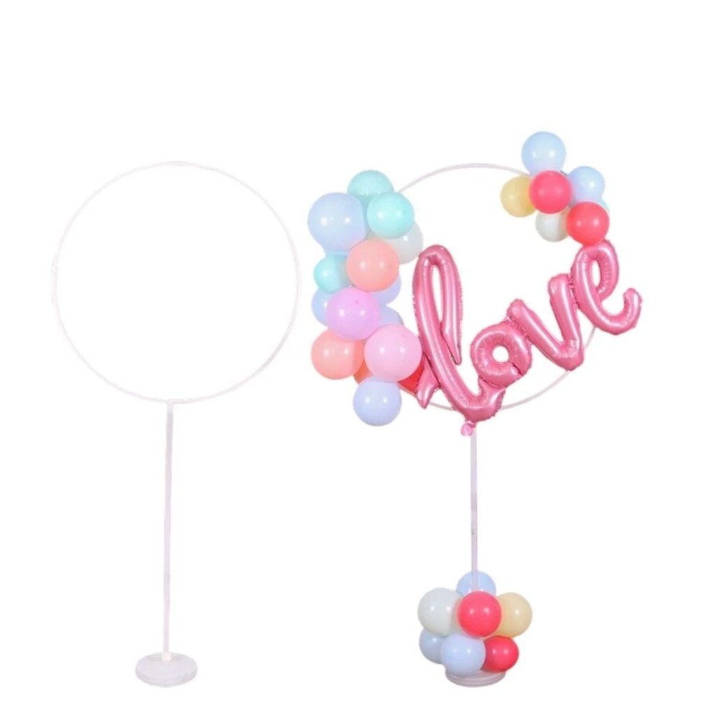 Suporte Arco Redondo Grande Para Balão Bexiga 1,60 x 76 cm em Oferta na Shopee