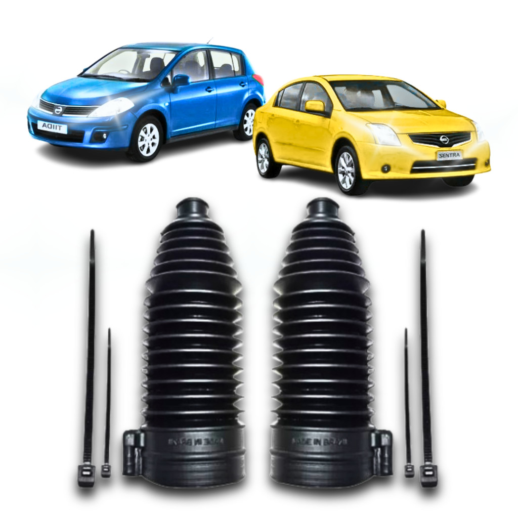 Kit Par Coifas Caixa Direção Hidráulica Coifa Nissan Sentra Nissan Tiida