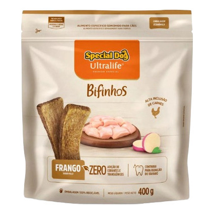 Bifinho Special Dog Ultralife Frango Cães 400g