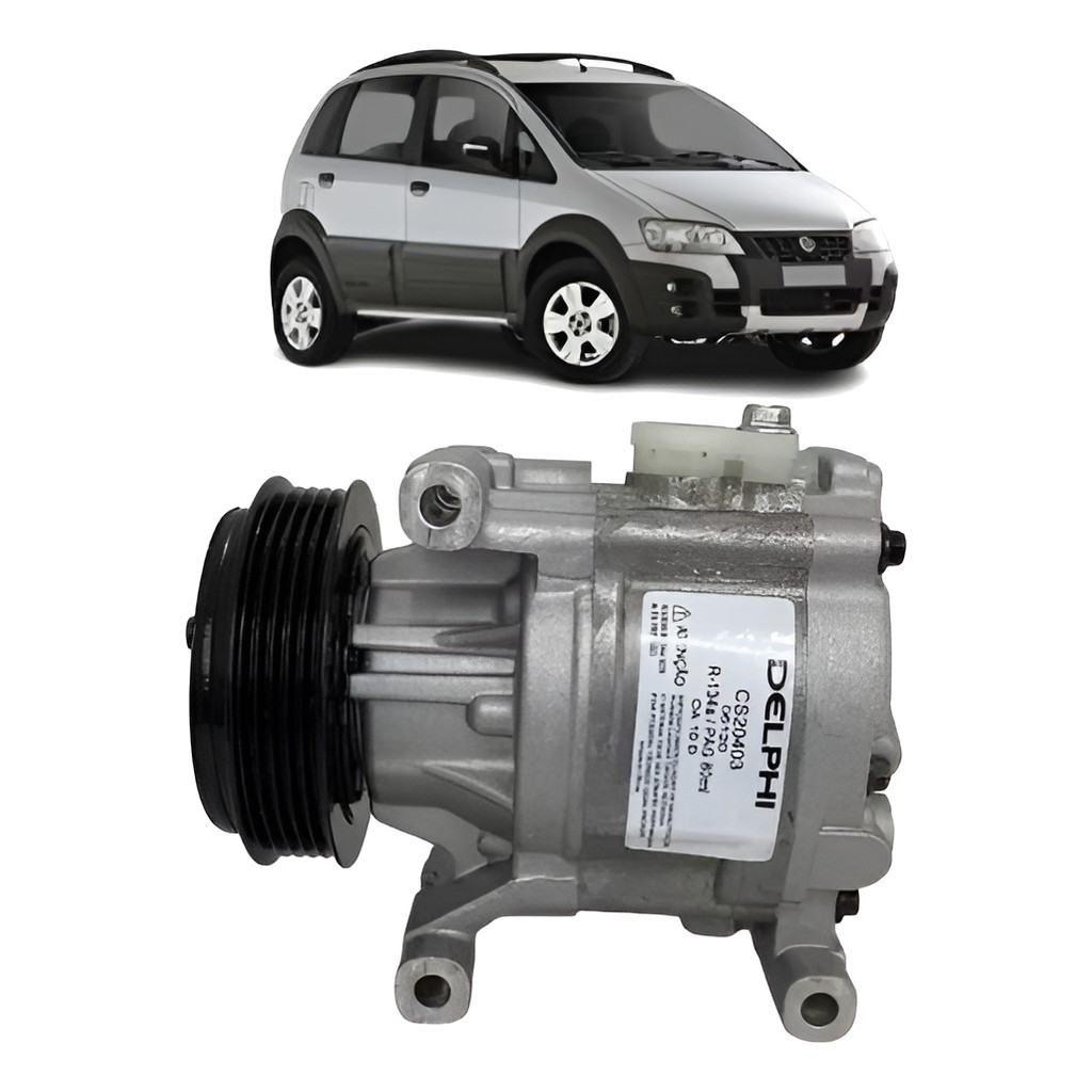 Compressor Ar Fiat Idea 2006 A 2015 Original Delphi