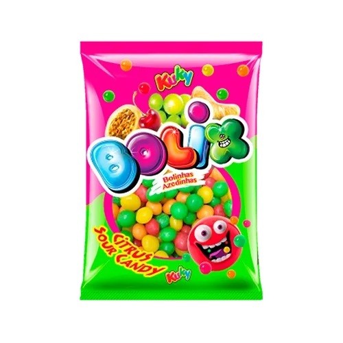 Bala de Goma Azedinha Bolix Sortida 500g Kuky - Doce
