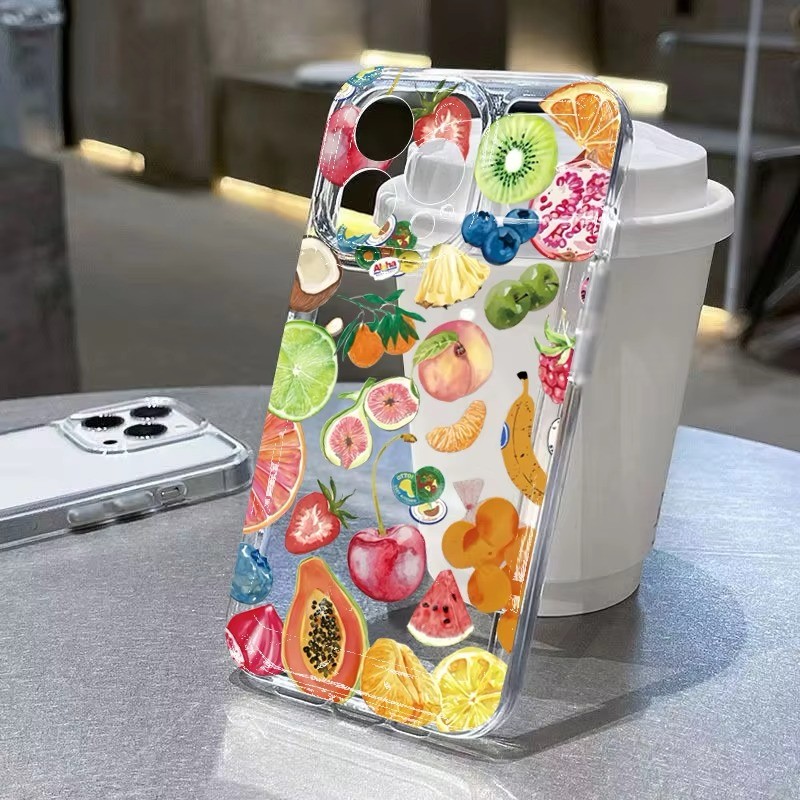 Frutas Coloridas Caso De Telefone Para Samsung A05 A15 A25 A35 A55 A36 A06 A16 A56 A26 A14 A13 A23 A56 A34 A54 Capa Maci