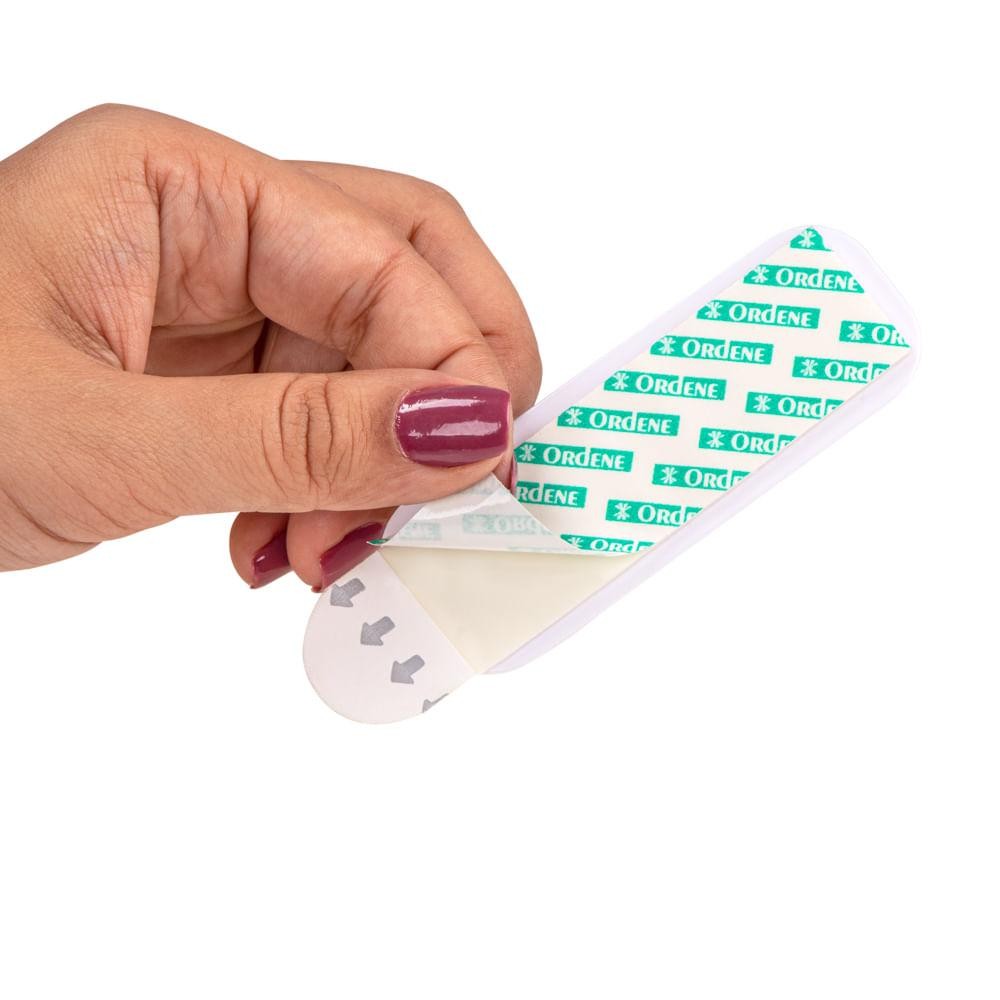 Detalhes do Gancho Adesivo Plástico Retangular Pequeno Branco Aplik Ordene 3 Peças