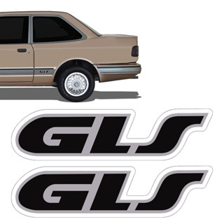 Adesivo Apollo Gls Volkswagen Preto Modelo Original - Par em Oferta na Shopee