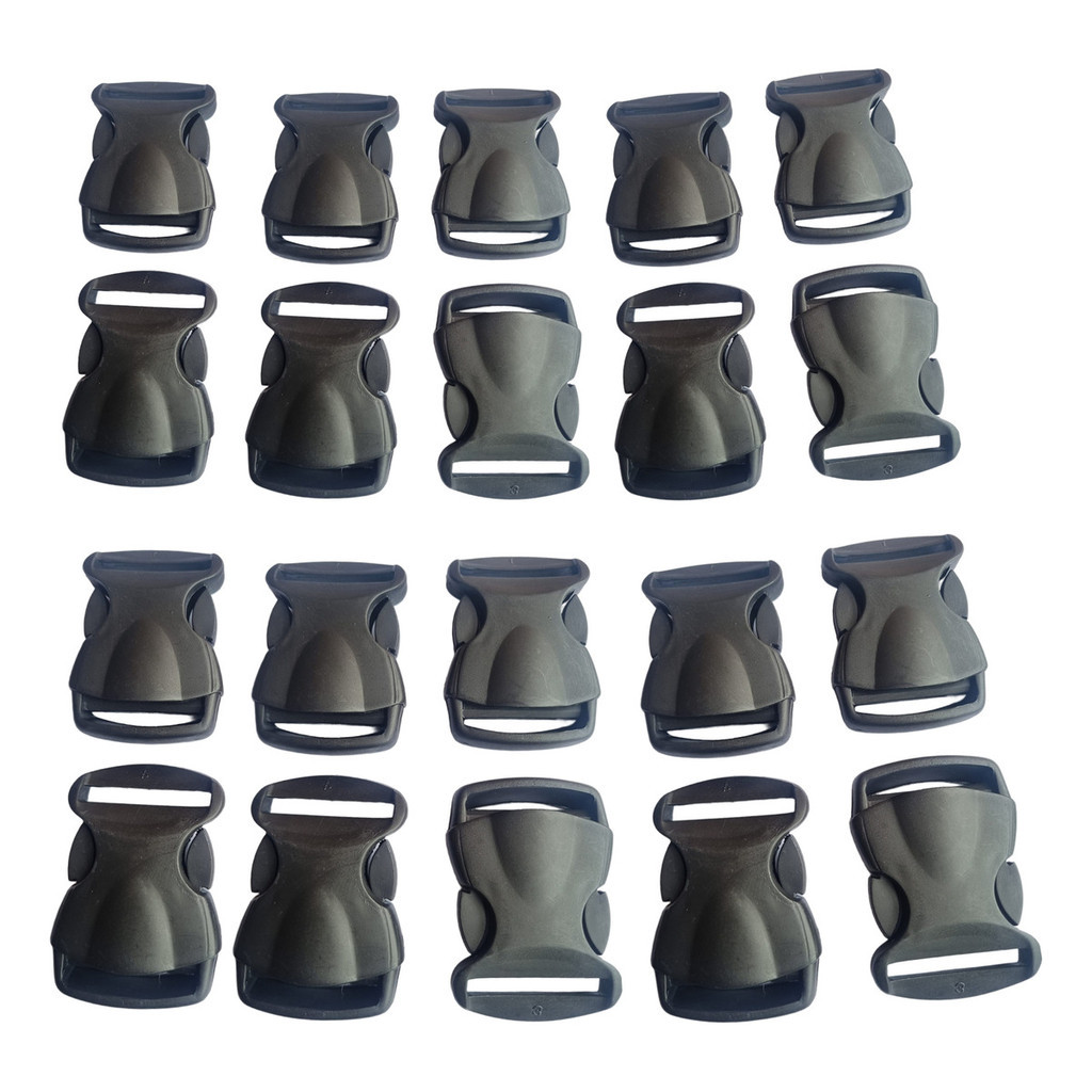 Fecho Engate Rápido Balão Plastico 40 Mm 4cm 20 Peças