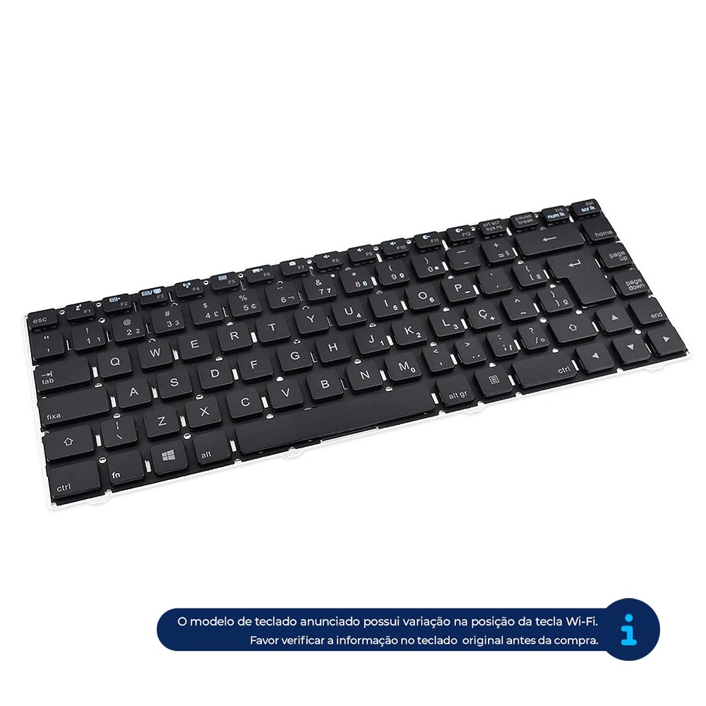 Teclado para Notebook CCE Ultra Thin U25 | Preto ABNT2 - Computers & Accessories