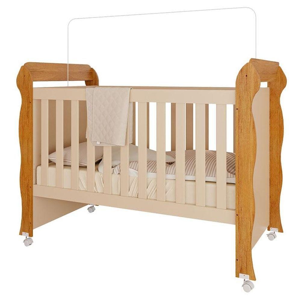 Berço Americano Mirelle Off White Bétula- Carolina Baby em Oferta na Shopee