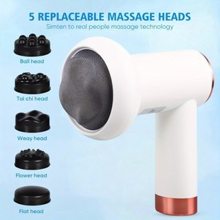 Massageador Elétrico de celulite sem fio Portátil Profissional para Barriga Coxa Pescoço …