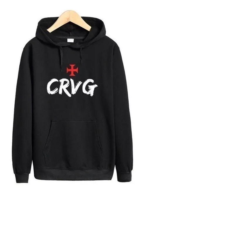 Moletom Masculino do Vasco Blusa de Frio Unissex Esportiva Time Clube Regatas Gama Vascaíno Malta CRVG Time Brasileiro