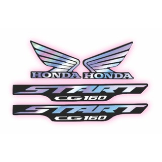 Kit Adesivos/Faixas CG Start 160 2025 Holografico em Oferta na Shopee