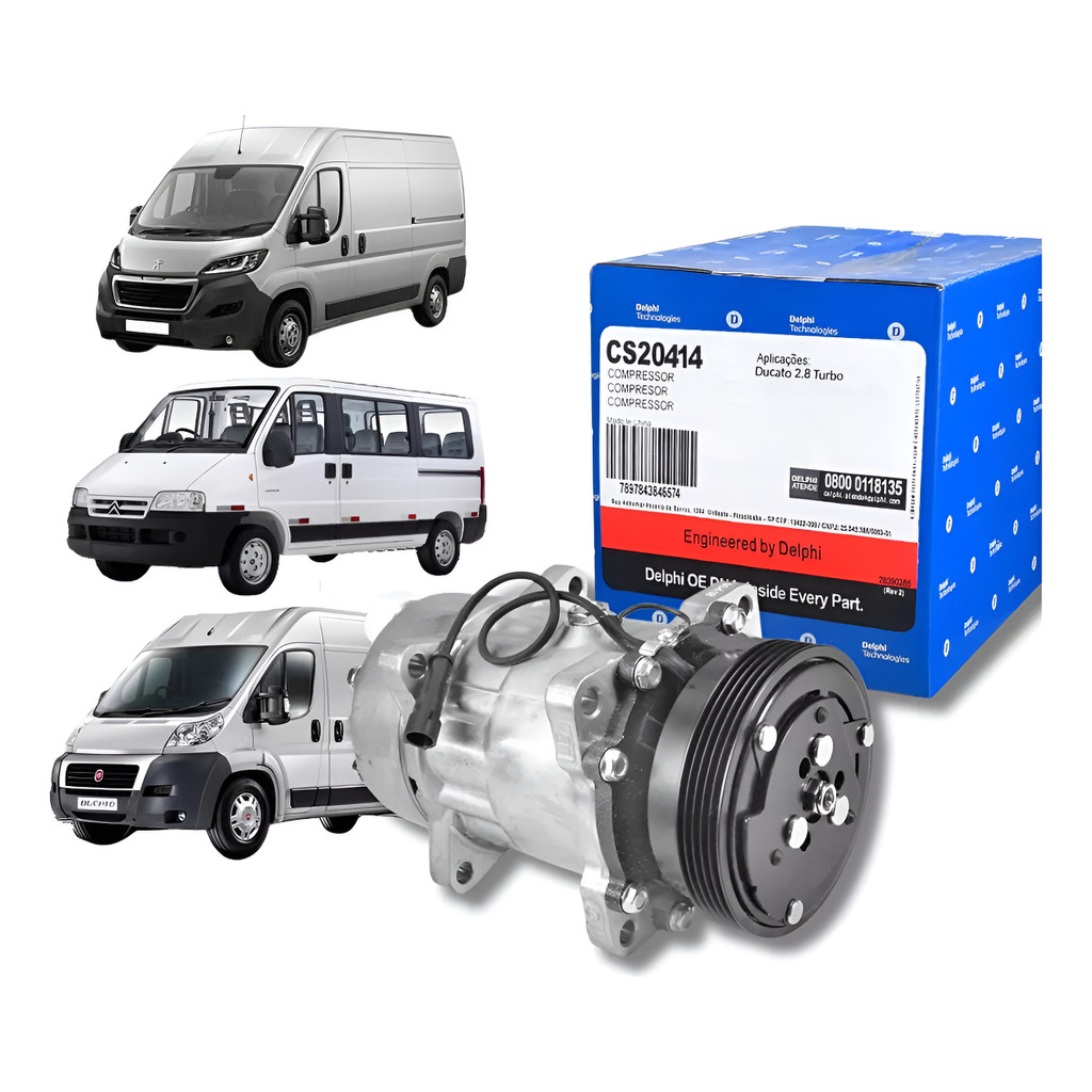 Compressor De Ar Ducato 2.8 Original Delphi / Jumper / Boxer