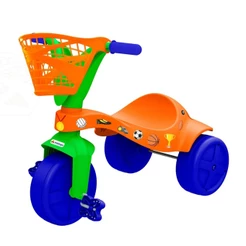 Triciclo Velotrol Infantil Esportes Cestinha p/ Brinquedos Crianças +2 Anos Xalingo Tico Tico