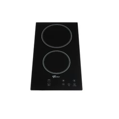 Cooktop Elétrico 2 Bocas Fischer Mesa Vitrocerâmica Touch com 9 Níveis de Potência Preto 220V
