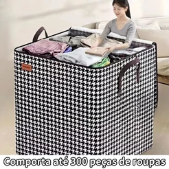 Saco De Armazenamento 100L/180L Tamanho Grande Dobrável Cesta De Lavanderia Caixa De Roupas Para Colcha