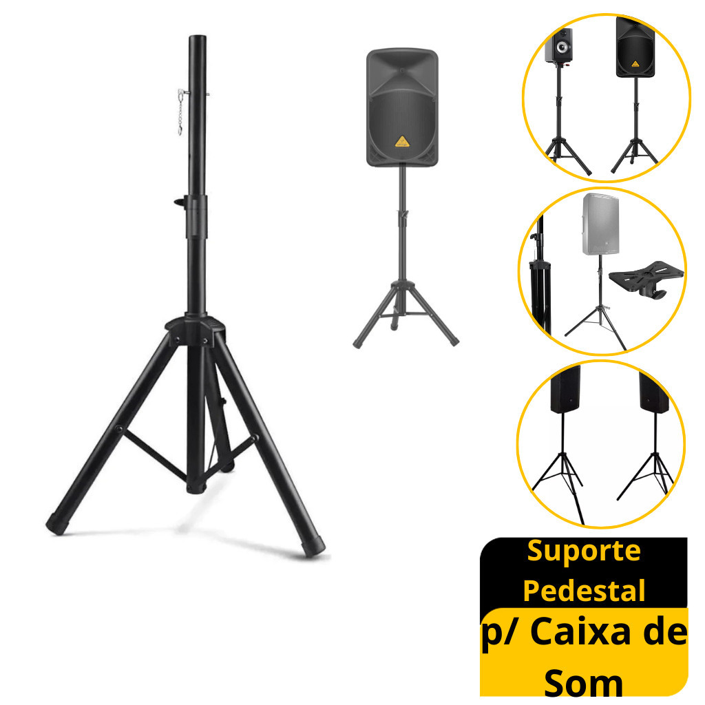 Suporte Tripé Para Caixa de Som e Projetor Super Reforçado MXT Premium