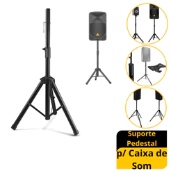 Suporte Tripé Para Caixa de Som e Projetor Super Reforçado MXT Premium