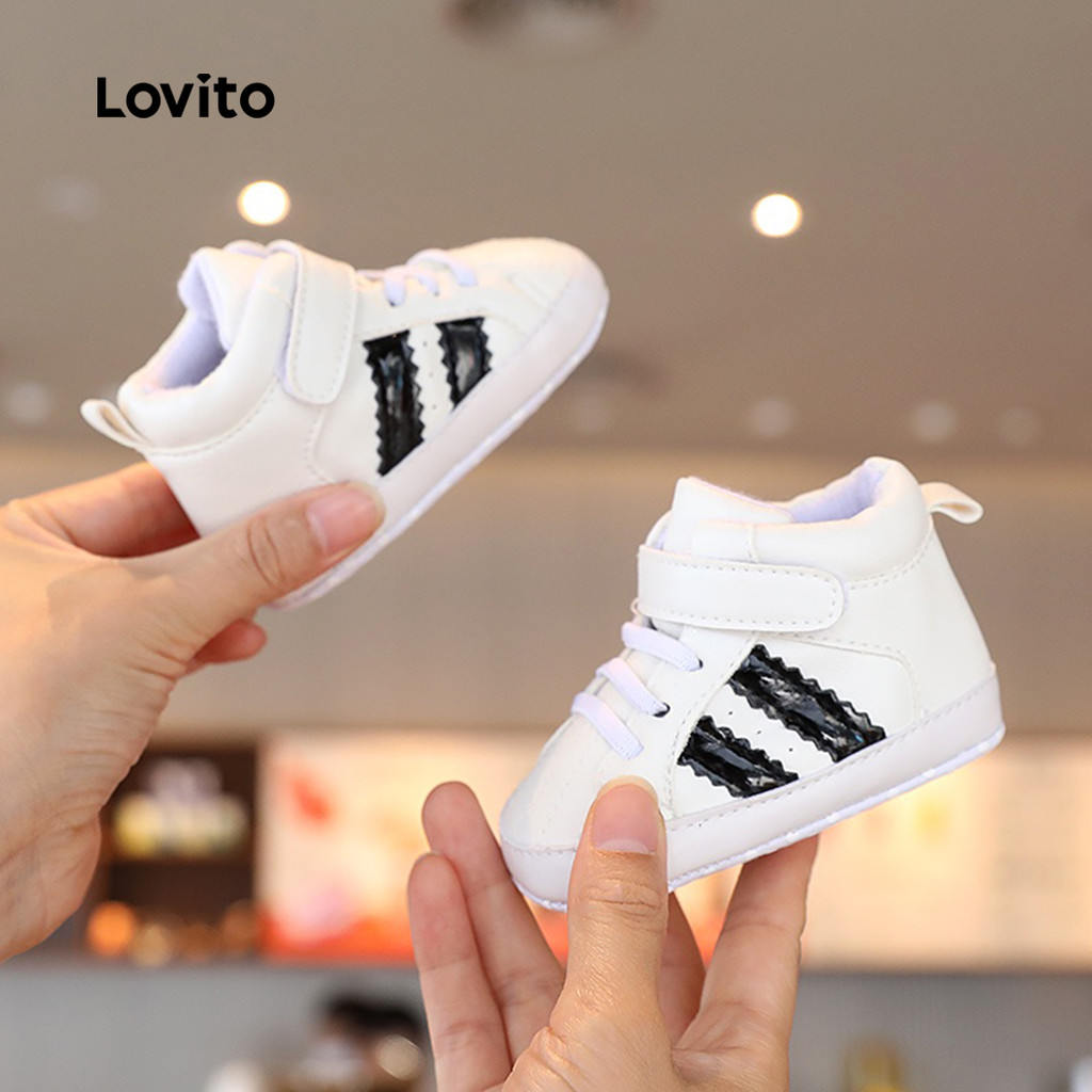 Lovito Tênis Casual Listrado Para Bebê LCS099145