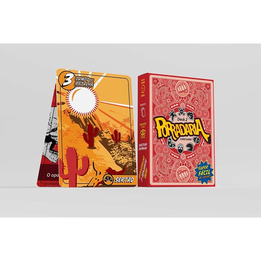 Porradaria: Card Game Deck 2, Jogo de Cartas, Board Game Bureau