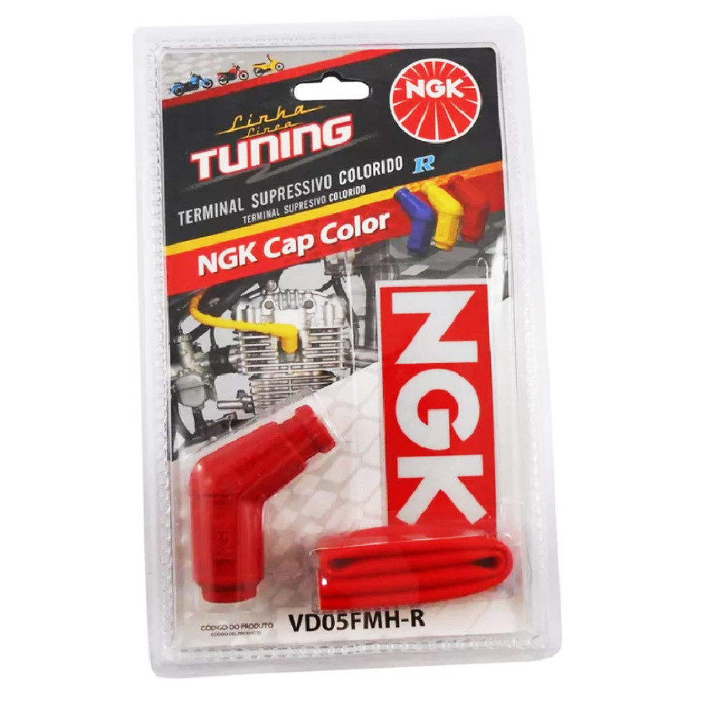 Cachimbo de Vela Cg 150 Titan / Cg 160 Titan / Cg 160 Start / Nxr 150 Bros / Fazer 250 / Lander 250 Ngk Tuning em Oferta na Shopee