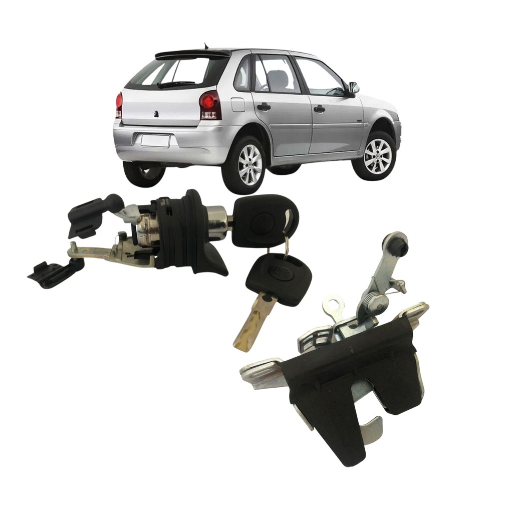 Kit Fechadura Gol G4 Porta Mala 2005 2006 2007 Até 2014 em Oferta na Shopee