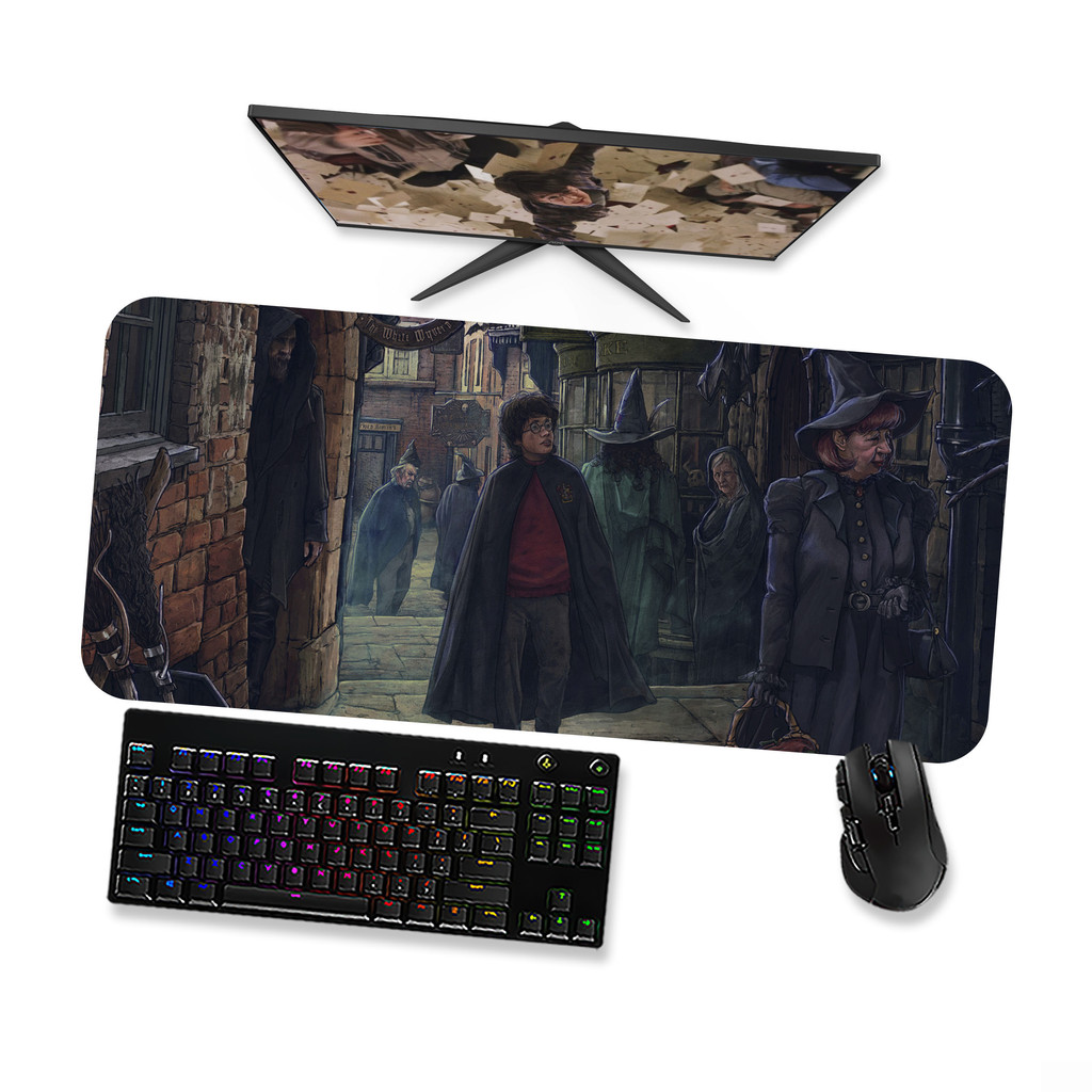 Mouse Pad Gamer Grande  Harry Potter 3 Beco Diagonal  90x40 80x40 60x40 70x30 45x40