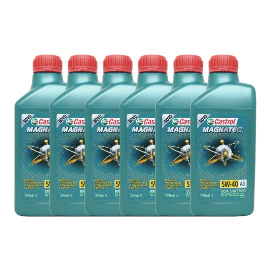 Kit de Óleo Jetta 2010-2013 2.5 Castrol Magnatec 5w40 A3/B4 Stop-Start