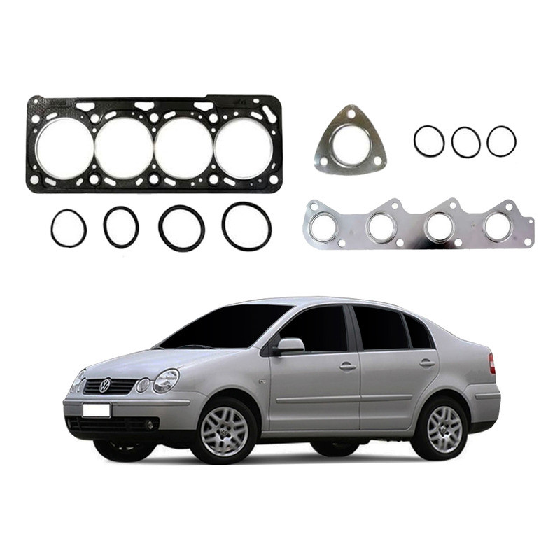 Jogo Junta Cabeçote Sabo Polo Sedan 1.6 8v 2003 A 2006 - Spare Parts and Accessories for Vehicles