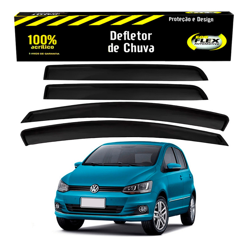 Jogo Calha Defletor Chuva Fox 1.6 4 Portas 2015 A 2022 em Oferta na Shopee