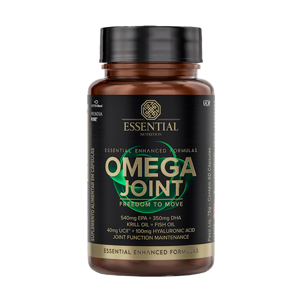 Omega Joint da Essential Nutrition Pote com 60 Cápsulas em Oferta na Shopee