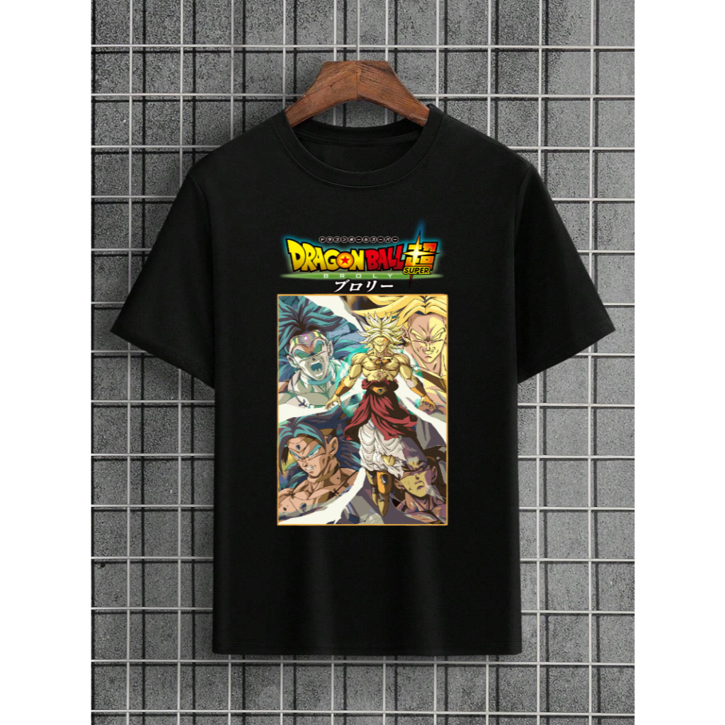 Camiseta Dragon Ball Z Exclusiva Dbz Broly Adulto e Infantil Camisa Desenho Filme Anime Tecido Algodão Goku Dbs