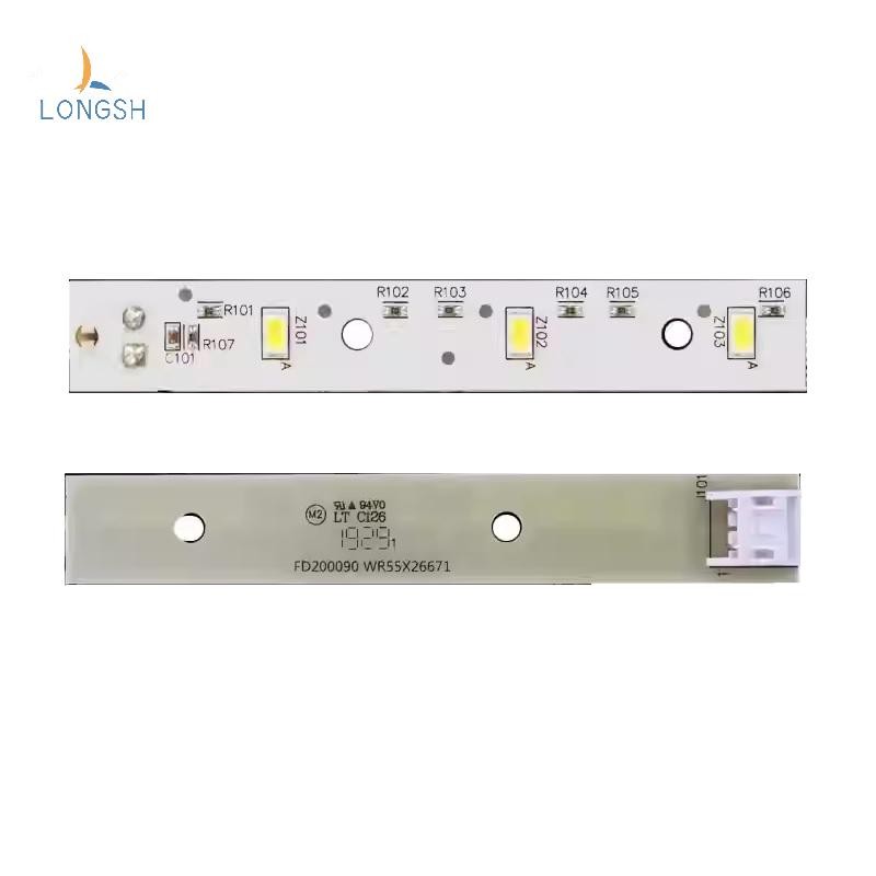 [LongSH] WR55X26671 Placa De Luz LED Para Refrigeradores GE Geladeira Lighg Strip Novo
