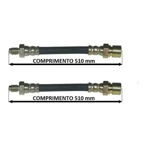 Par Flexível Freio Roda Dianteira Fusca 1300 Freio A Tambor em Oferta na Shopee