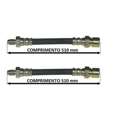 Par Flexível Freio Roda Dianteira Fusca 1300 Freio A Tambor