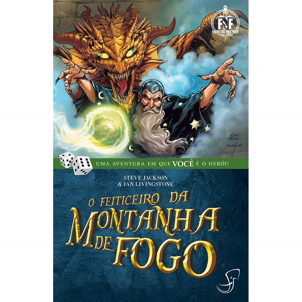 Livro - O Feiticeiro da Montanha de Fogo - Novo